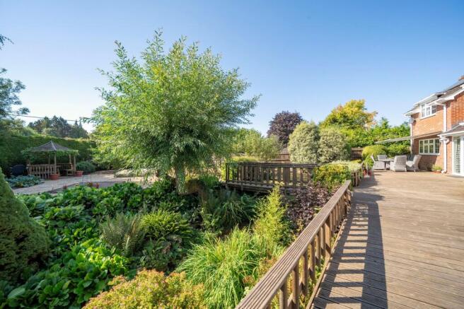 Decked Terrace & Rear Garden