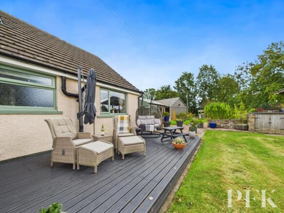 Rear Garden - Decking from Sun Room