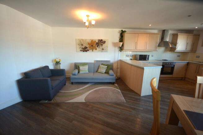 Living/dining/kitchen area