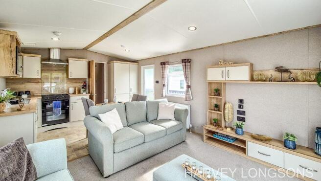 Comfortable lounge and fitted kitchen in ABI Amber