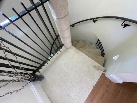 Staircase to landing