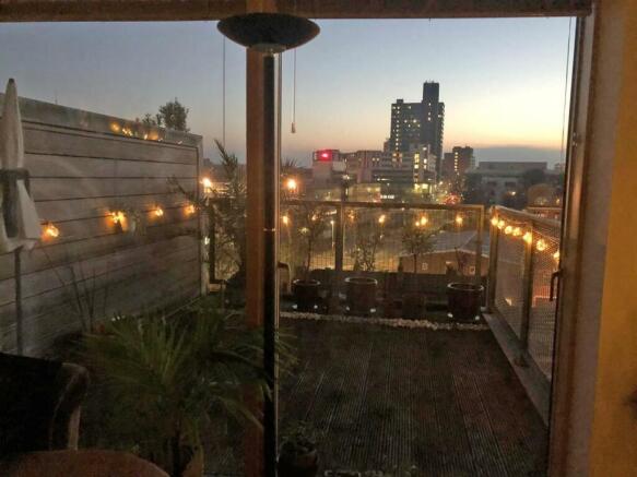 Night-time Balcony View