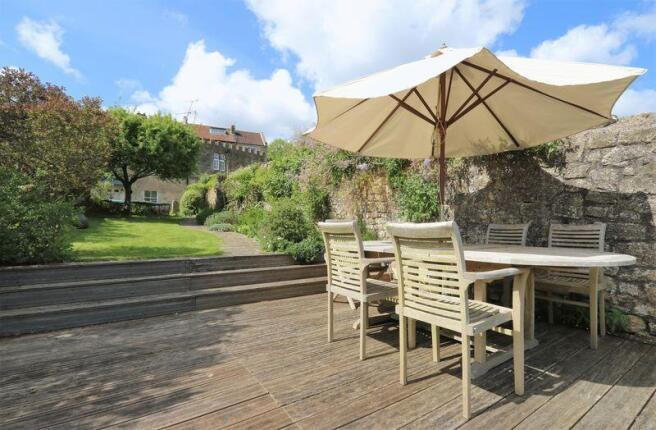 Decked seating area