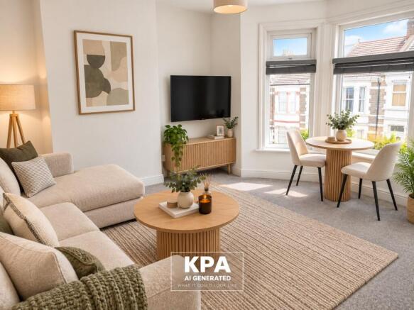 Lounge with furniture