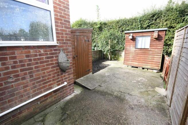 Rear garden