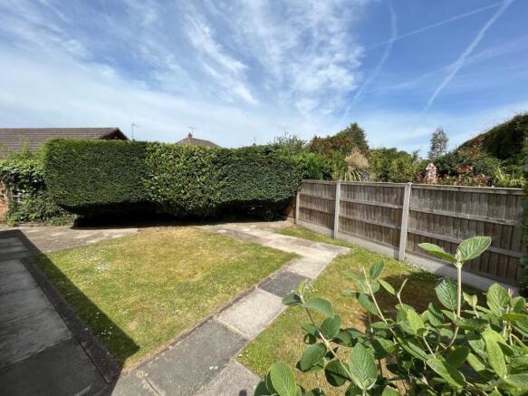 rear shot of the garden