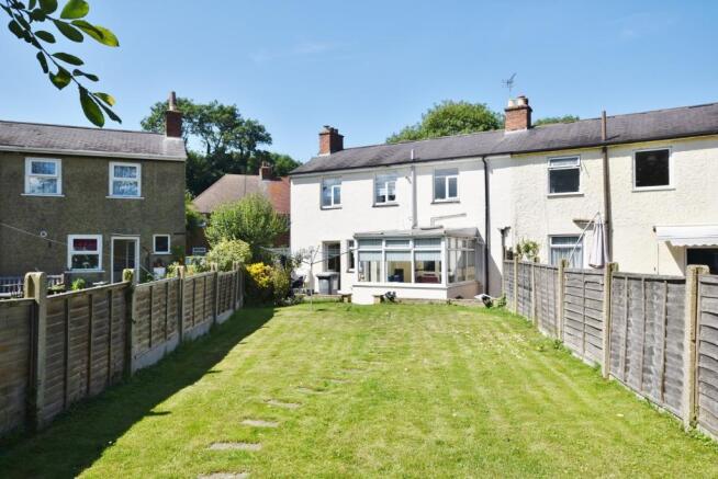 Rear of property