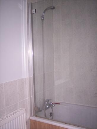 Bath & over shower