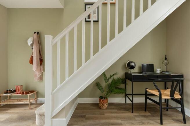 Handy understairs area to maximise space