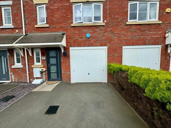 Garage With Driveway