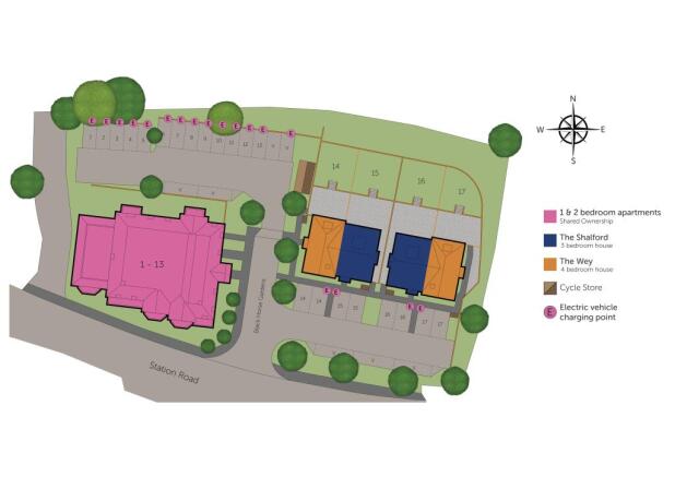 Tillingbourne Gardens Site Plan