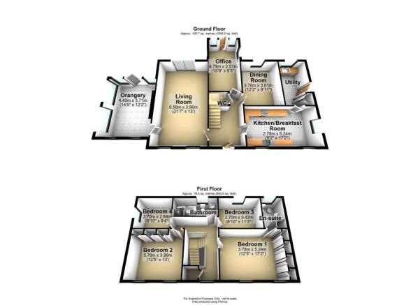 Hunters Lodge, Moor Monkton, 3D