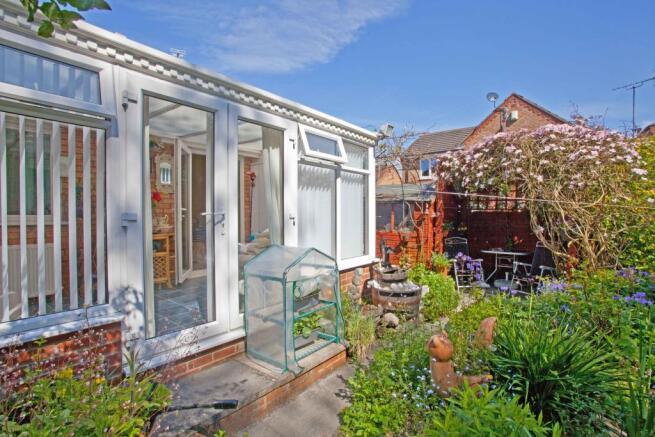 Rear of property