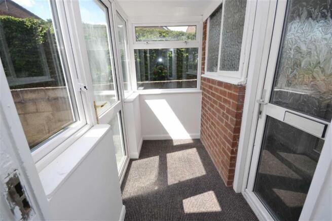 Side entrance porch