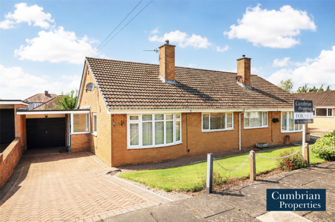 2-bed semi-detached on Beck Close, Belle Vue, Carlisle, £200,000