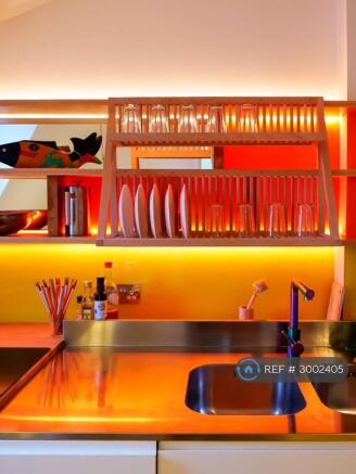 Kitchen Shelving, Drying Rack And Sink