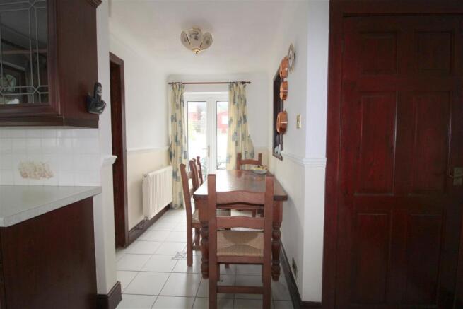 Another view of breakfast area