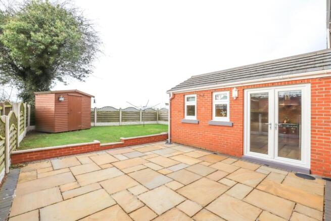 Rear of property