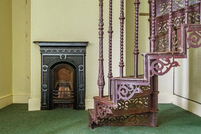 Stairs to turret