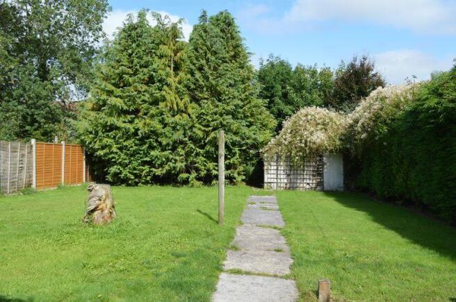 Rear garden