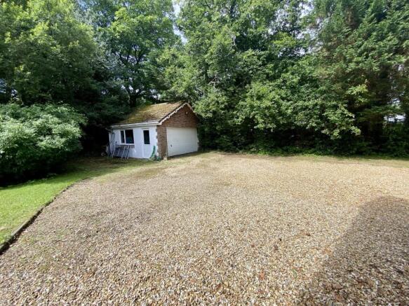 Driveway and garage