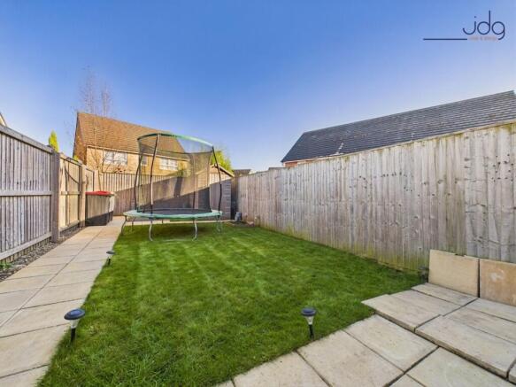 The rear garden