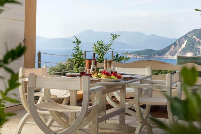 Outdoor terrace area