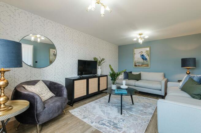 Interior view of the lounge in our 4 bed Radleigh home