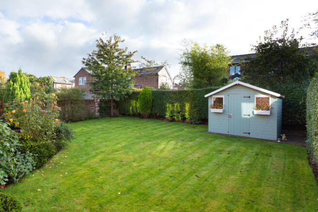 Rear garden