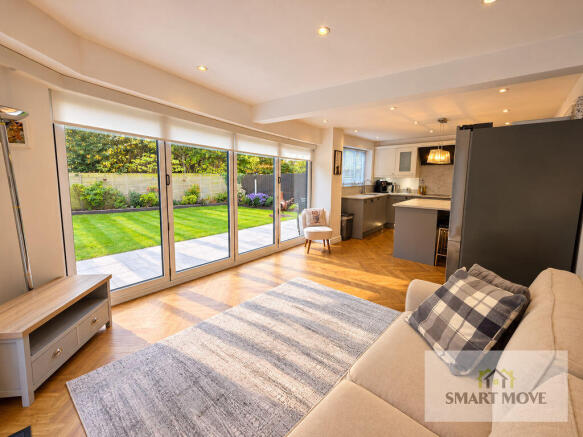 Family Room into Kitchen