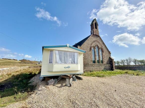 Bennecarrigan Church with caravan in situ