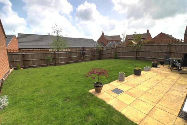 Private rear garden