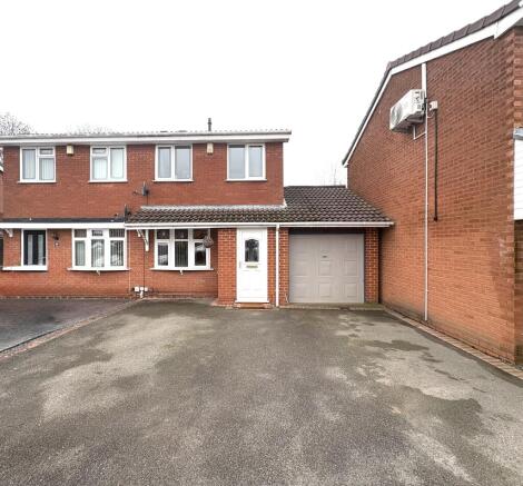 2-bed semi-detached on Bembridge Close, Coppice Farm, Willenhall, £230,000