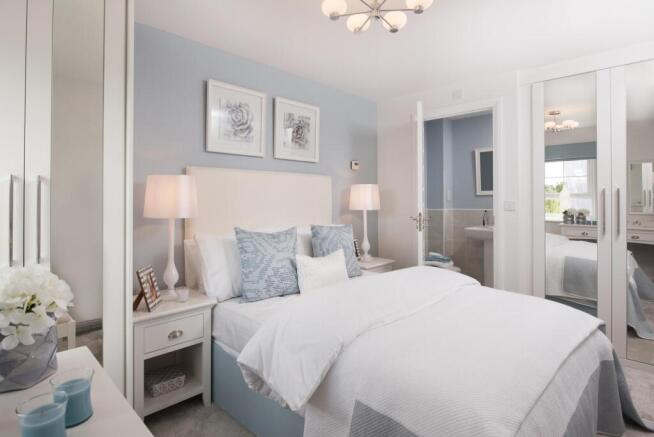 Double bedroom with en suite inside The Moresby