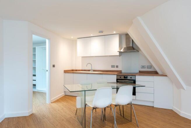 Kitchen and dining area