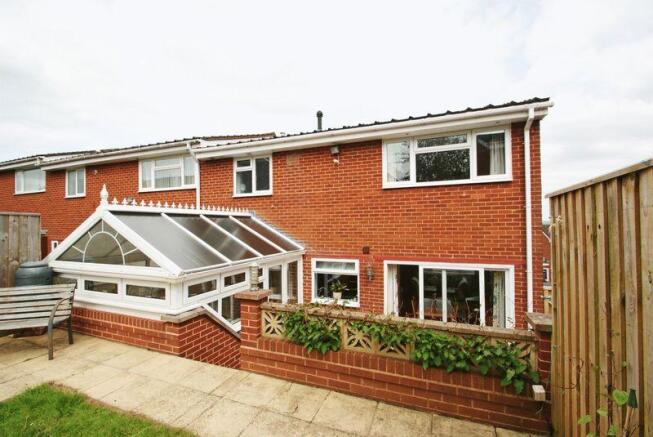 Rear of property