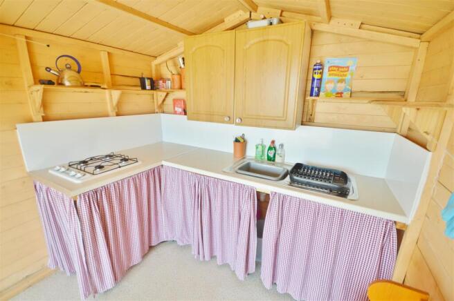 INTERNAL VIEW OF BEACH HUT