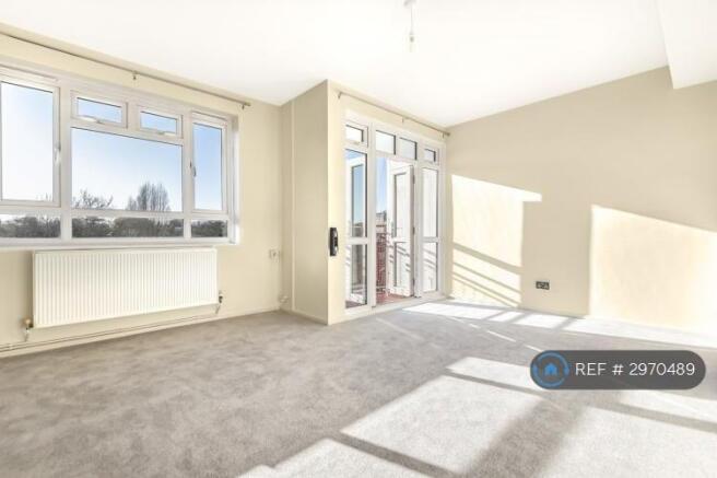 Living Room With Private Balcony