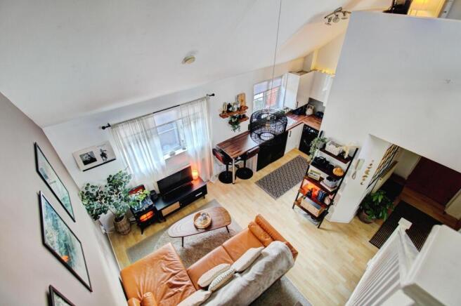 Elevated View of Open Plan