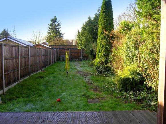 Rear garden