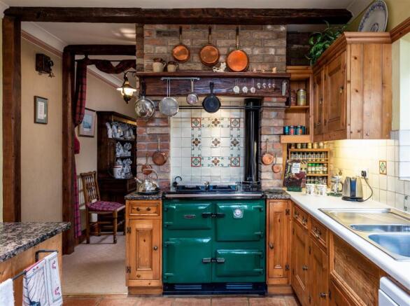 Kitchen with AGA