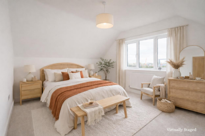 STAGED BEDROOM TWO