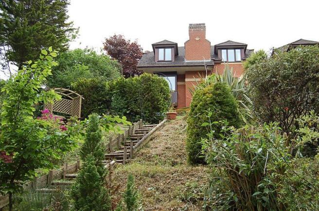 Rear of property