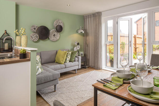 Dining/family area in the Haversham 4 bedroom home