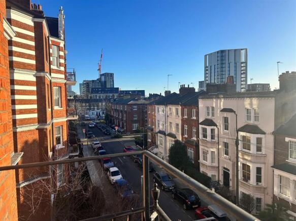 APM balcony view, Eden Harper SW11