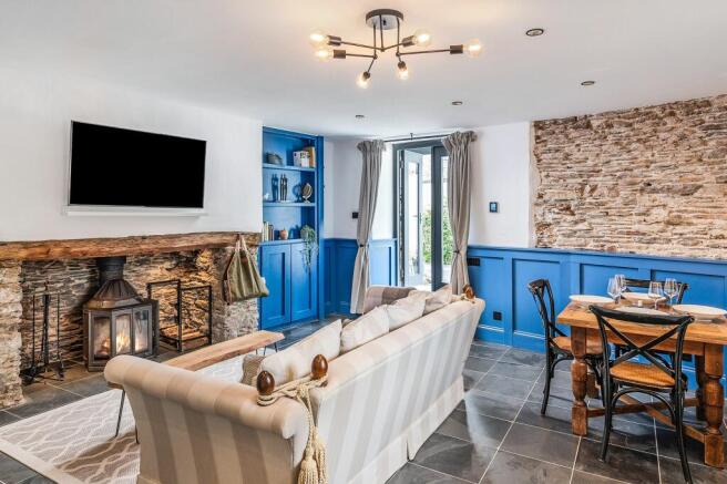 Apple Loft, Strete, Living Room
