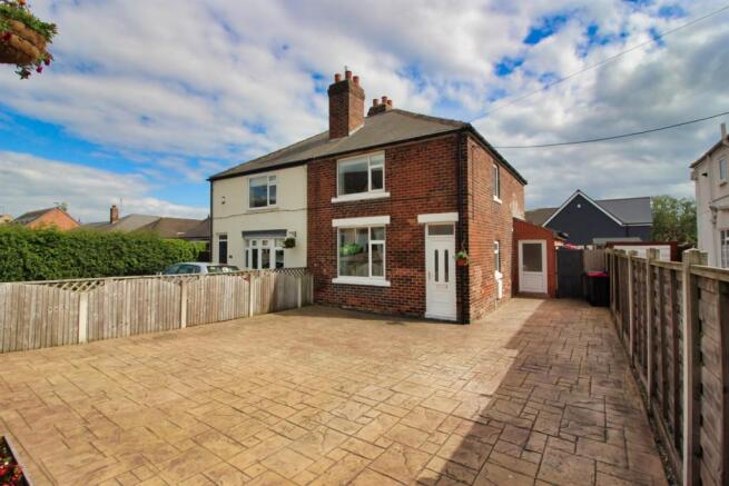 front of property