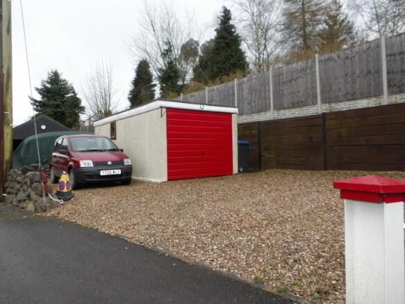 Driveway and garage