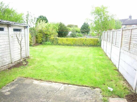 Rear garden