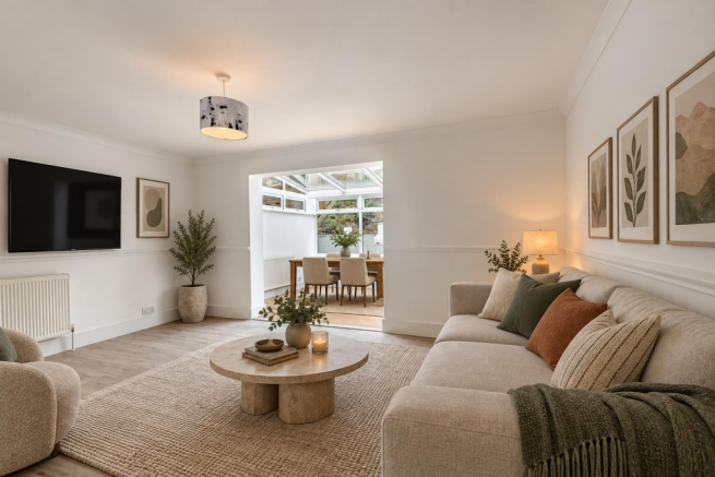 Sitting room (virtually staged)